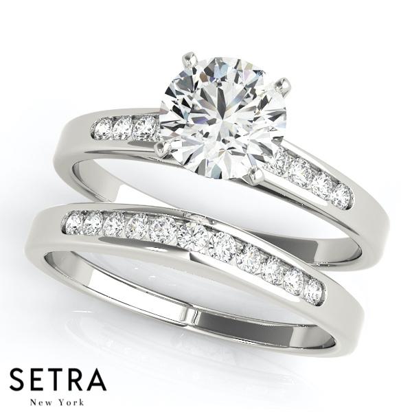 SIngrid Channel Set Engagement Ring