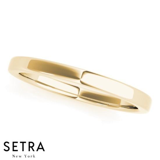MEN & WOMEN PLAIN WEDDING BAND 14K GOLD