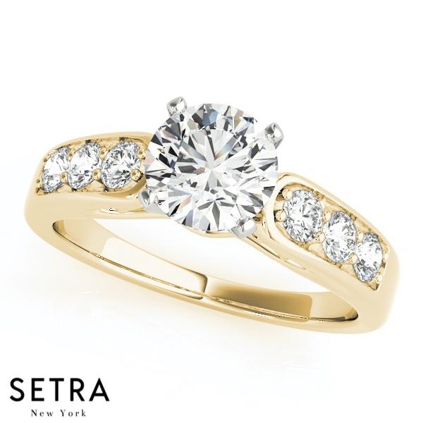 ENGAGEMENT RINGS SINGLE ROW CHANNEL SET