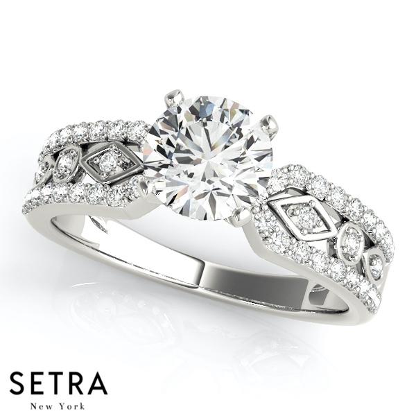 DIAMOND ENGAGEMENT RINGS 14K GOLD