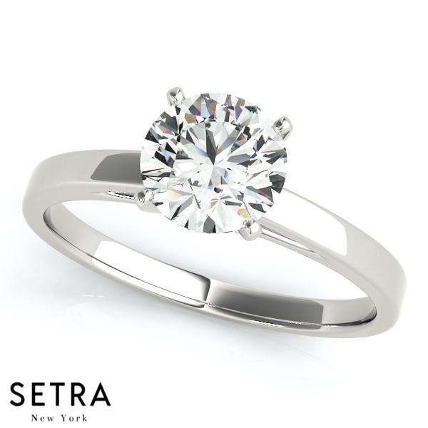 SOLITAIRES DIAMOND ENGAGEMENT 14K GOLD RINGS