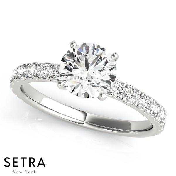14K GOLD CLASSIC DIAMOND ENGAGEMENT RING