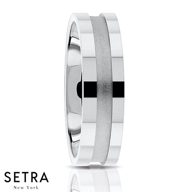 Fancy Shank Designer For Him & Hers Solid Wedding Band 14K Gold