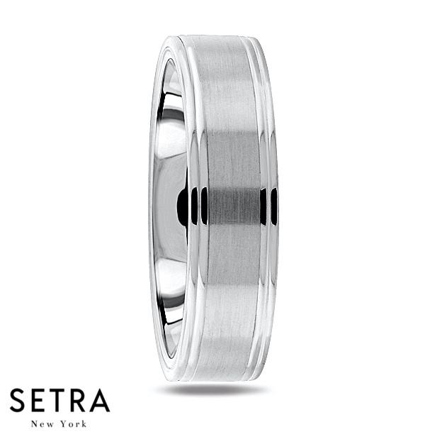 Fancy Shank Designer For Him & Hers Solid Wedding Band 14K Gold