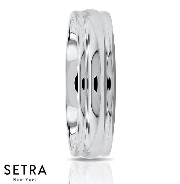 Fancy Shank Designer For Him & Hers Solid Wedding Band 14K Gold