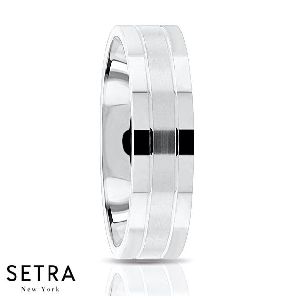 Fancy Shank Designer For Him & Hers Solid Wedding Band 14K Gold