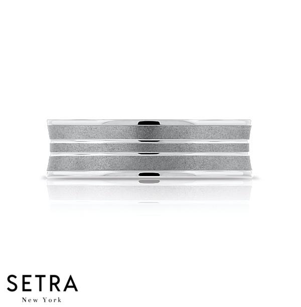 Fancy Shank Designer For Him & Hers Solid Wedding Band 14K Gold