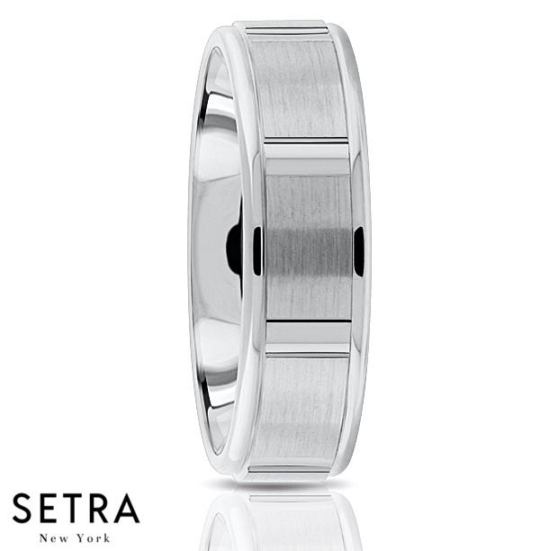 Fancy Shank Designer For Him & Hers Solid Wedding Band 14K Gold
