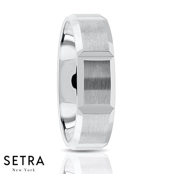 Fancy Shank Designer For Him & Hers Solid Wedding Band 14K Gold