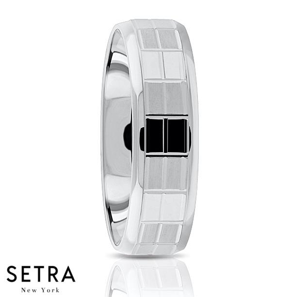 Fancy Shank Designer For Him & Hers Solid Wedding Band 14K Gold