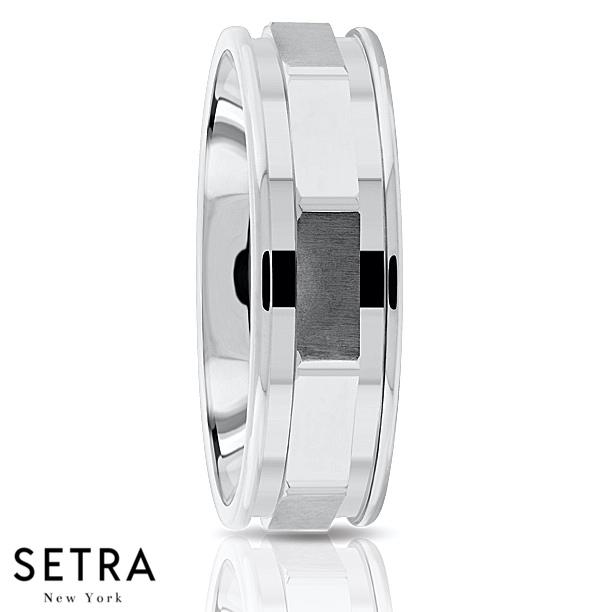 Fancy Shank Designer For Him & Hers Solid Wedding Band 14K Gold