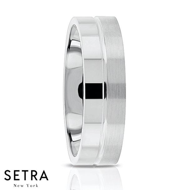 Fancy Shank Designer For Him & Hers Solid Wedding Band 14K Gold